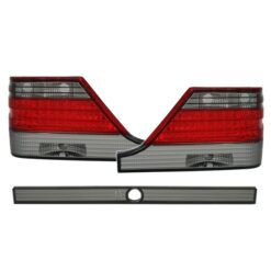 Farolins LED Mercedes Classe E W140 Escurecido/Vermelho