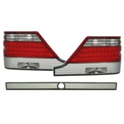Farolins LED Mercedes Classe E W140 Cristal/Vermelho