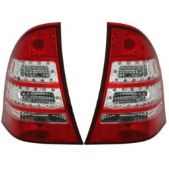Farolins LED Mercedes Classe C W203 Kombi Cristal/Vermelho