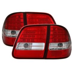 Farolins LED Mercedes Classe E W210 Kombi Cristal/Vermelho