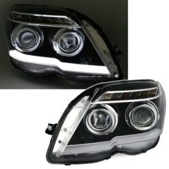 Faróis com Sky Wing Mercedes GLK X204 Negro