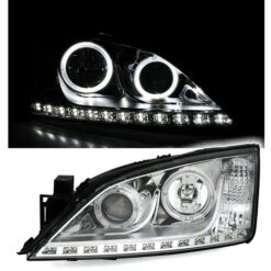 Faróis LED Ford Mondeo 3 Cromado