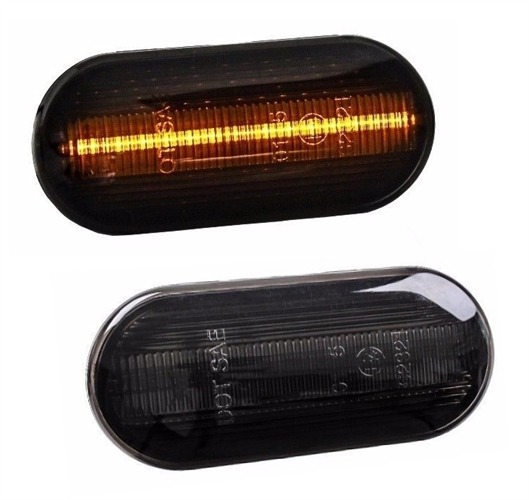Piscas Laterais com Lightbar Seat Escurecido