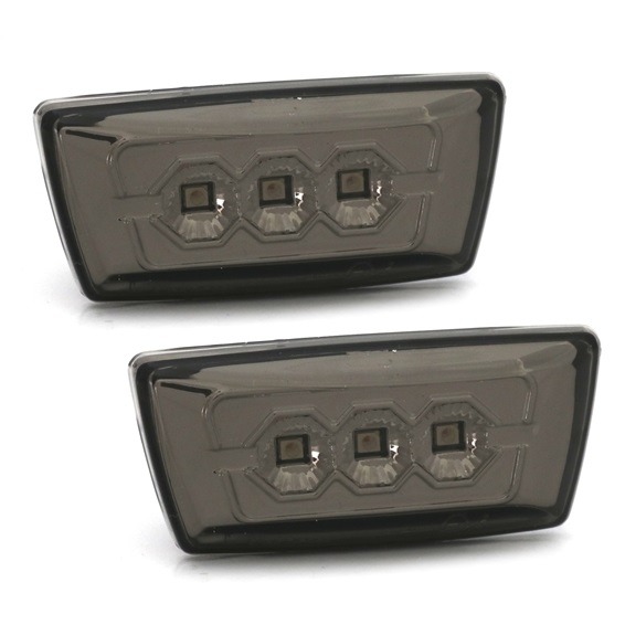 Piscas Laterais LED Opel Cristal/Negro