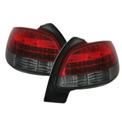 Farolins LED Peugeot 206 Vermelho/Escurecido