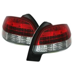 Farolins LED Peugeot 206 Vermelho/Cristal