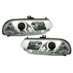 Faróis LED Alfa Romeo 156 Cromado