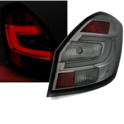 Farolins com Light Bar Skoda Fabia 2 Escurecido