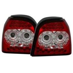 Farolins LED Volkswagen Golf 3 Vermelho/Cristal