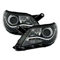 Faróis LED Volkswagen Tiguan 5N Negro