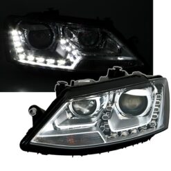 Faróis LED Volkswagen Jetta 6 Cromado