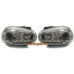 Faróis LED Volkswagen Golf 4 Cromado