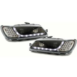 Faróis LED Peugeot 306 97-01 Negro