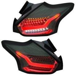 Farolins com Lightbar Ford Focus 3 Escurecido