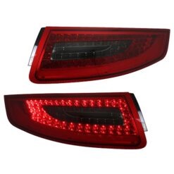 Farolins LED Porsche 911 997 Vermelho/Escurecido