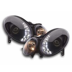 Faróis LED Mercedes Classe E W211 Negro