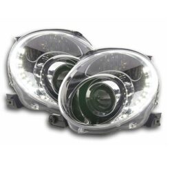 Faróis LED Fiat 500 Cromado