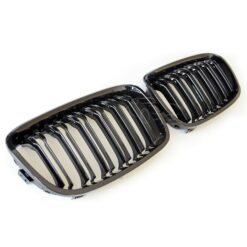 Grelhas Frontais BMW Série 1 F20/F21 Preto Brilhante Dupla