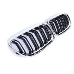 Grelhas Frontais BMW Série 3 E90/E91 LCI Cromado/Preto Dupla