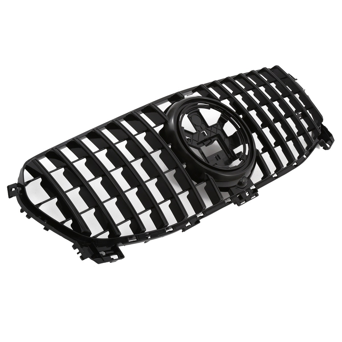 Grelha Frontal Mercedes GLE W167 Panamericana Preto Brilhante