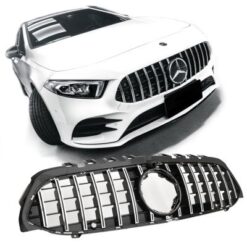 Grelha Frontal Mercedes Classe A W177 Panamericana Cromado – 360º