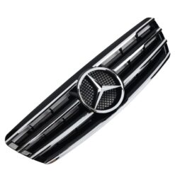 Grelha Frontal Mercedes Classe C W203 Tipo CL Preto Cromado