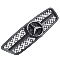 Grelha Frontal Mercedes Classe C W203 Preto Matt