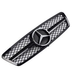 Grelha Frontal Mercedes Classe C W203 Preto Brilhante