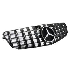Grelha Frontal Mercedes Classe C W204 Panamericana Preto Brilhante