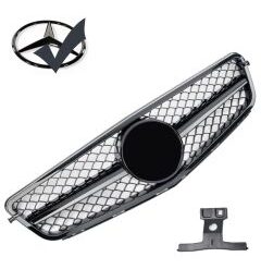 Grelha Frontal Mercedes Classe C W204 Tipo C63 Preto Brilhante
