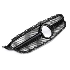 Grelha Frontal Mercedes Classe C W205 18-> Preto 360º