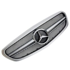Grelha Frontal Mercedes Classe C W205 Classic Cinza