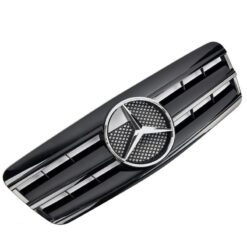 Grelha Frontal Mercedes CLK W208 Preto Brilhante