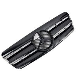 Grelha Frontal Mercedes CLK W208 Preto Brilhante