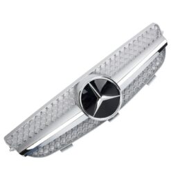 Grelha Frontal Mercedes CLK W209 Cinza/Cromado