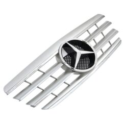 Grelha Frontal Mercedes Classe E W210 Cinza/Cromado