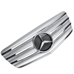 Grelha Frontal Mercedes Classe E W211 (06-09) Cinza/Cromado