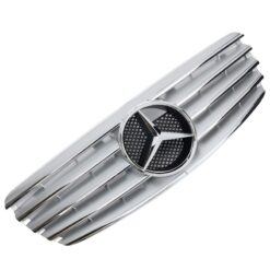 Grelha Frontal Mercedes Classe E W211 (02-06) Cinza/Cromado