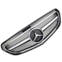 Grelha Frontal Mercedes Classe E W212 Classic (13-16) Preto Brilhante