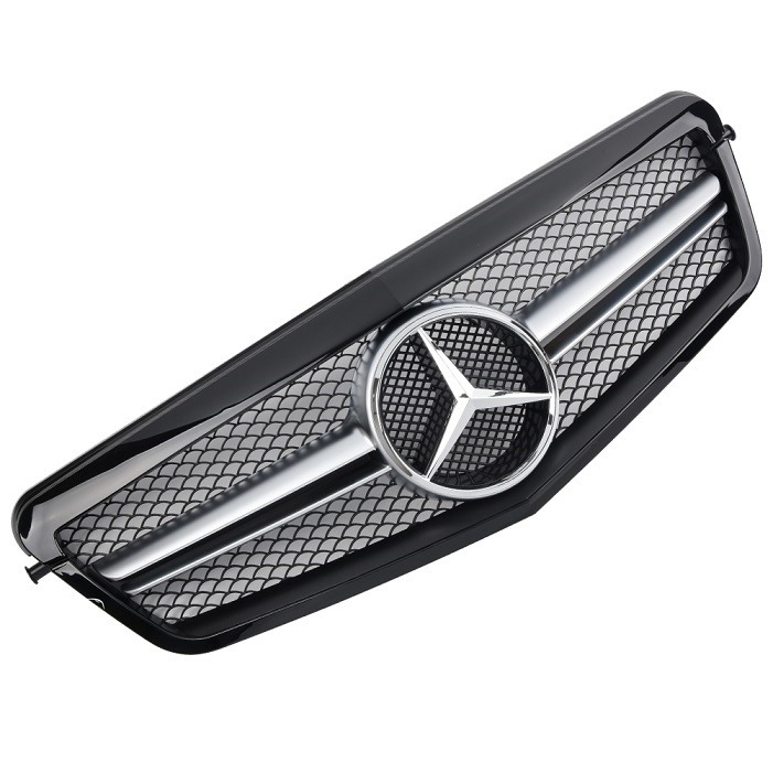 Grelha Frontal Mercedes Classe E W212 (09-13) Preto Brilhante
