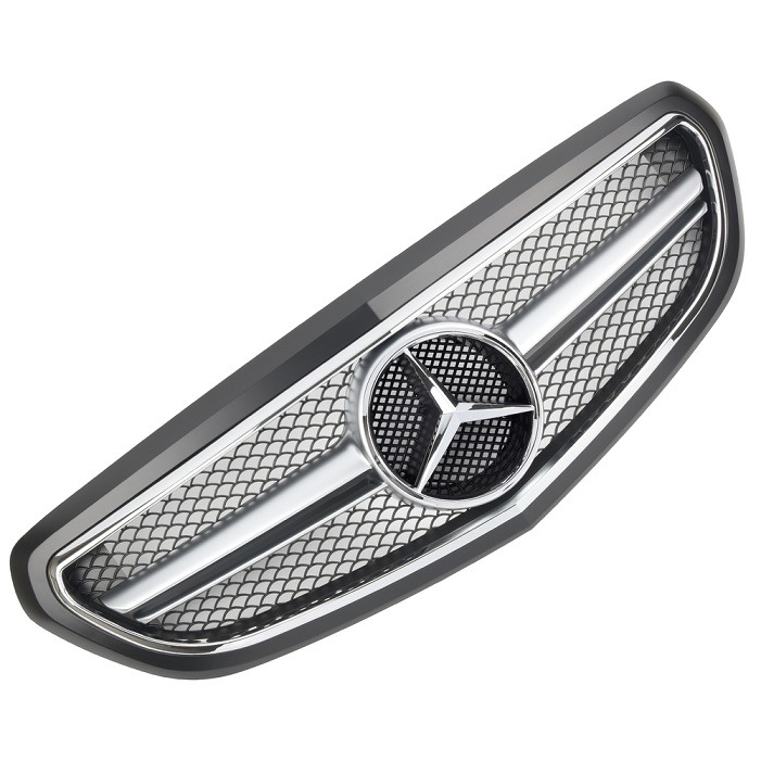 Grelha Frontal Mercedes Classe E W212 Classic (13-16) Preto Matt