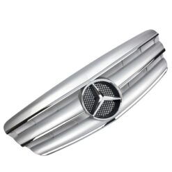 Grelha Frontal Mercedes Classe S W221 Cinza/Cromado