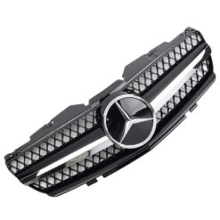 Grelha Frontal Mercedes SL R230 (01-06) Preto Brilhante