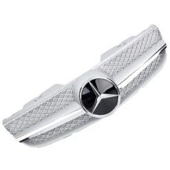 Grelha Frontal Mercedes SL R230 (06-08) Cinza/Cromado