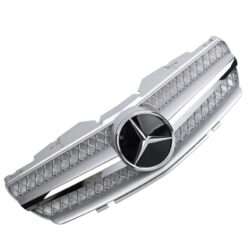 Grelha Frontal Mercedes SL R230 (01-06) Cinza/Cromado