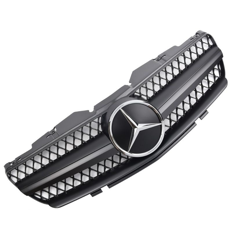 Grelha Frontal Mercedes SL R230 (01-06) Preto Matt