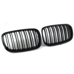 Grelhas Frontais Duplas BMW X5 E70 + X6 E71 Preto Matt