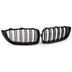 Grelhas Frontais Duplas BMW Série 4 Preto/Carbono