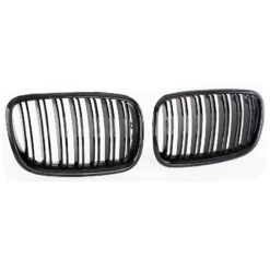 Grelhas Frontais Duplas BMW X5 E70 + X6 E71 Preto/Carbono