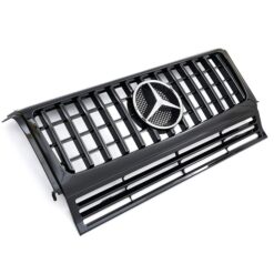 Grelha Frontal Mercedes Classe G W463 Panamericana Preto Brilhante